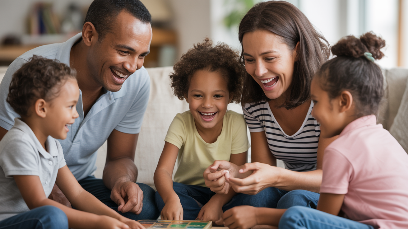 Family spending quality time together - your journey to stronger relationships